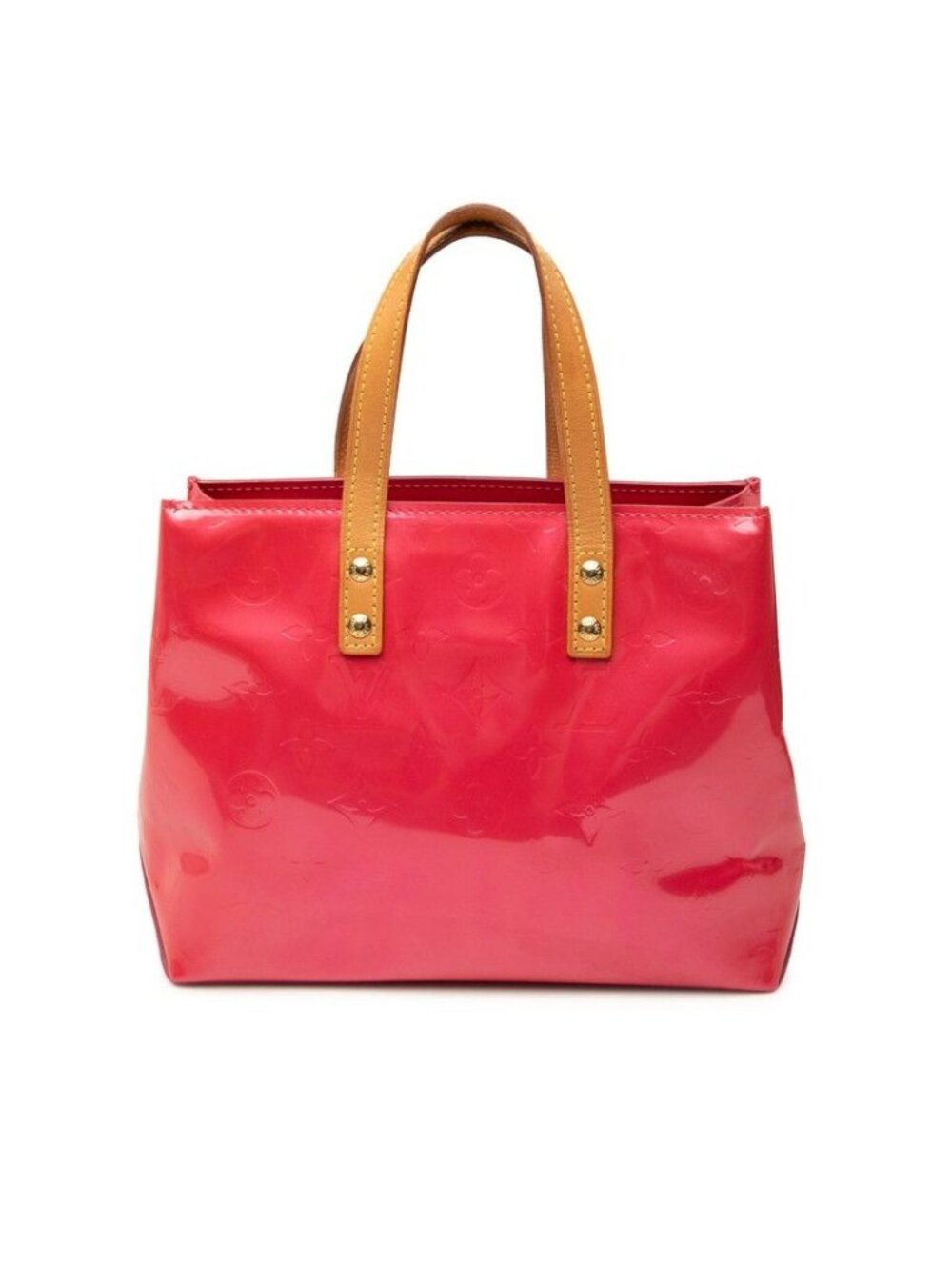 Louis Vuitton Monogram Vernis Reade PM Handbag Pink Patent Leather